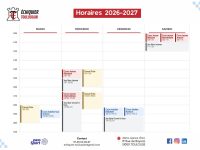 Nouvelle saison, nouveaux horaires !
